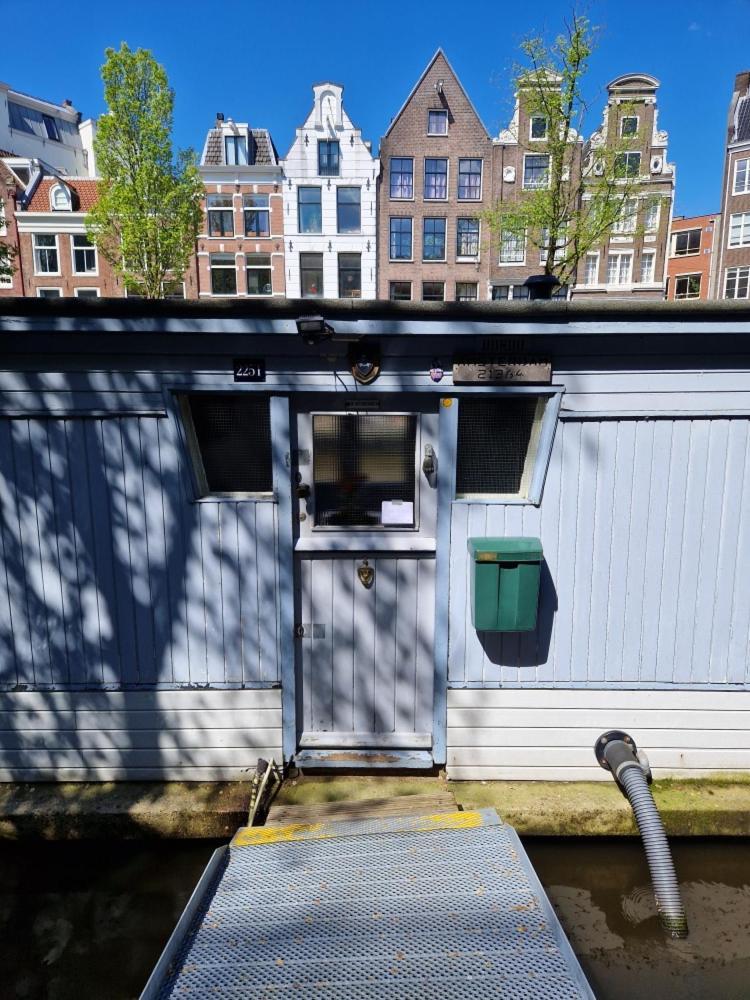 Pantheos Top Houseboat Amsterdam Exteriör bild