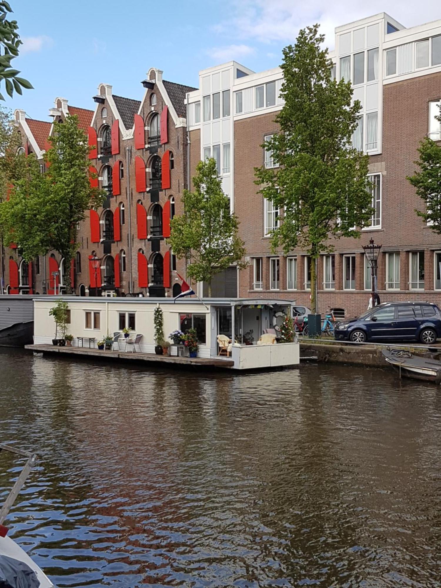 Pantheos Top Houseboat Amsterdam Exteriör bild